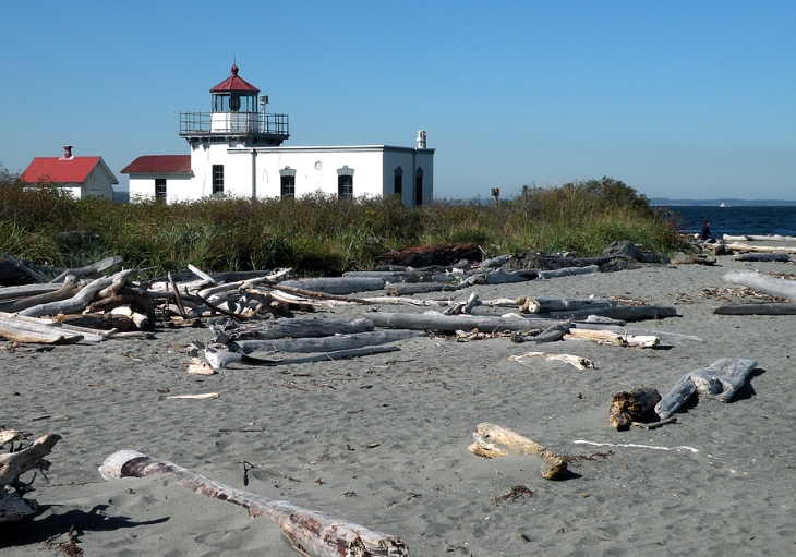 The lighthouse at Point No Point in Hansville